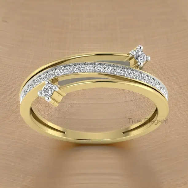 CaratLane-Minimal Solitaire Engagement Ring